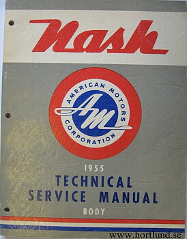 1955 Nash Technical Service Manual Body