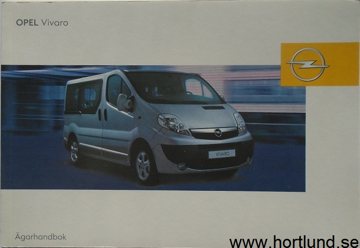 2007  Opel Vivaro Handbok 07/2006