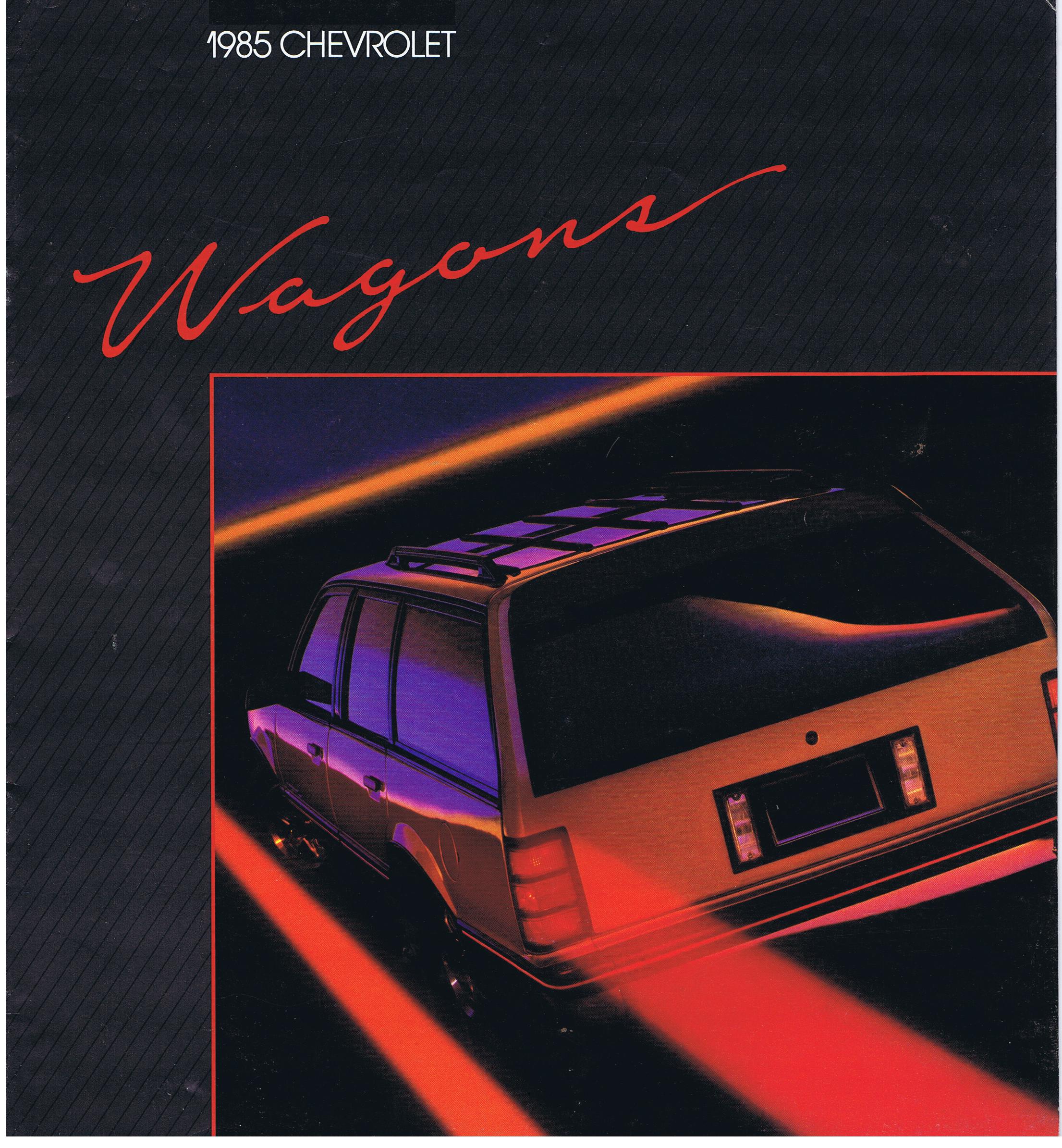 1985 Chevrolet Wagons Broschyr