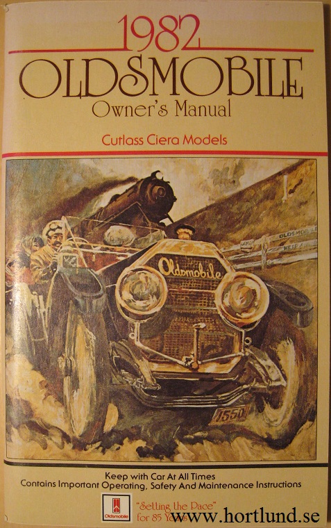 1982 Oldsmobile Cutlass Ciera Owner's Manual