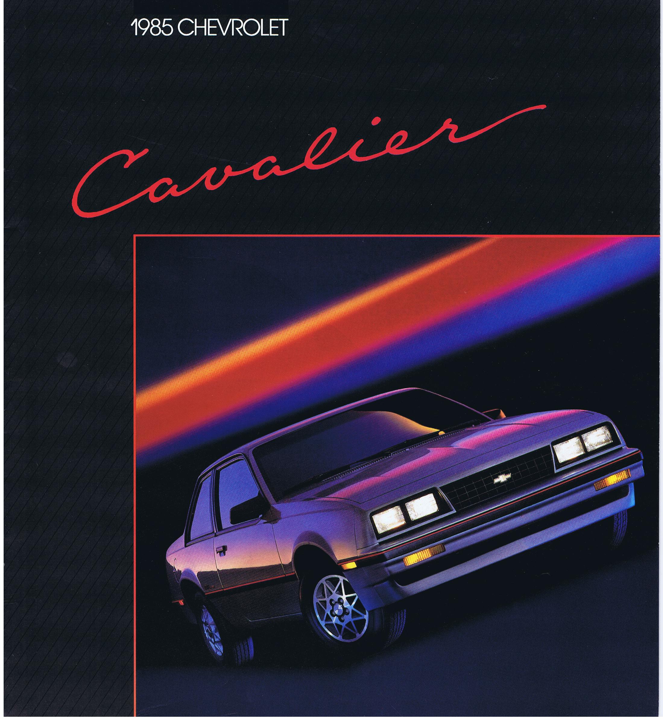 1985 Chevrolet Cavalier Broschyr