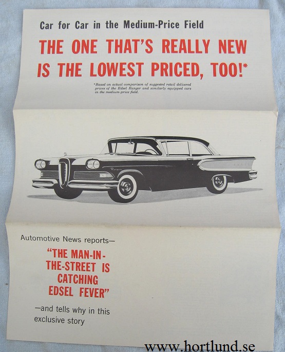 1958 Edsel broschyr Automotive News - 2