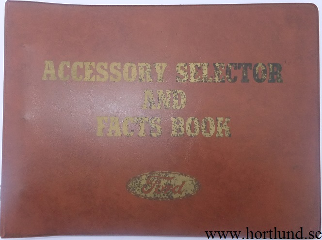 1963 Ford Dealer Album Accessory Selector and Facts Book