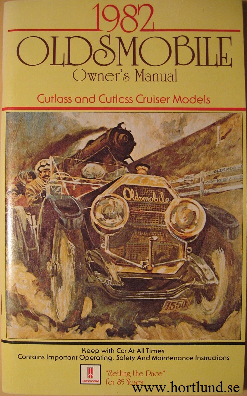 1982 Oldsmobile Cutlass and Cutlass Cruiser Owner's Manual