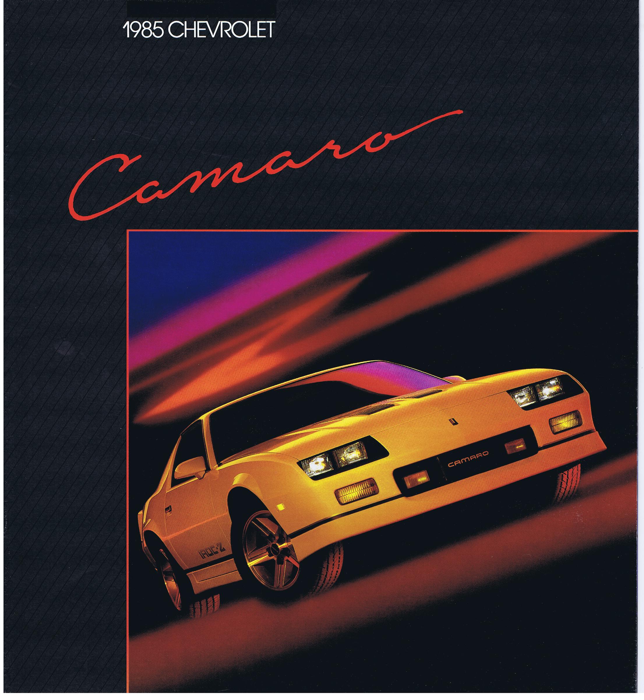1985 Chevrolet Camaro Broschyr