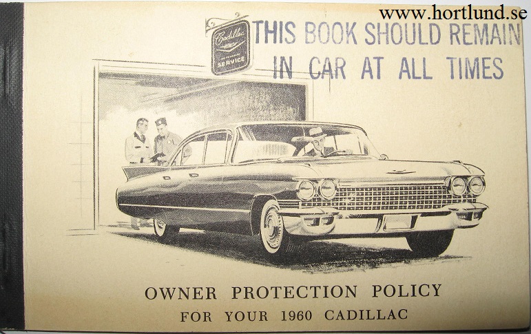 1960 Cadillac Owner Protection Policy