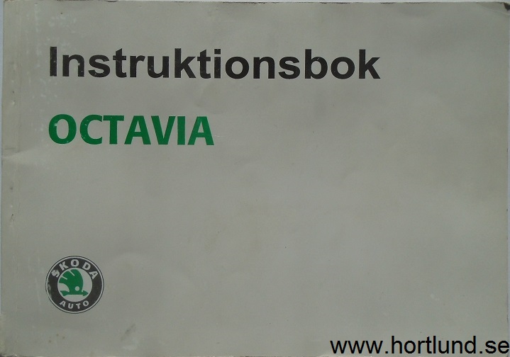 1997 Skoda Octavia Instruktionsbok