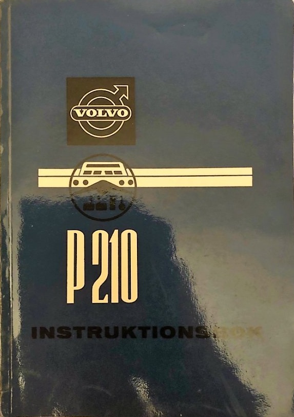 1965 Volvo Duett P 210 E Instruktionsbok