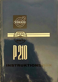 1965 Volvo Duett P 210 E Instruktionsbok