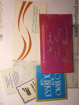 1977 Chrysler Operator's  Manual