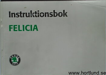 1997 Skoda Felicia Instruktionsbok