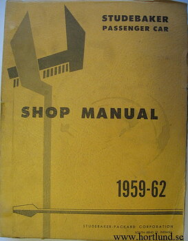 1959 - 1962 Studebaker Shop Manual