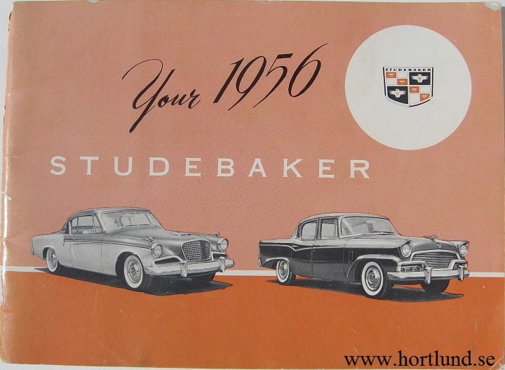 1956 Studebaker instruktionsbok