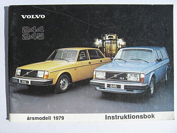 1979 Volvo 244 245 Instruktionsbok