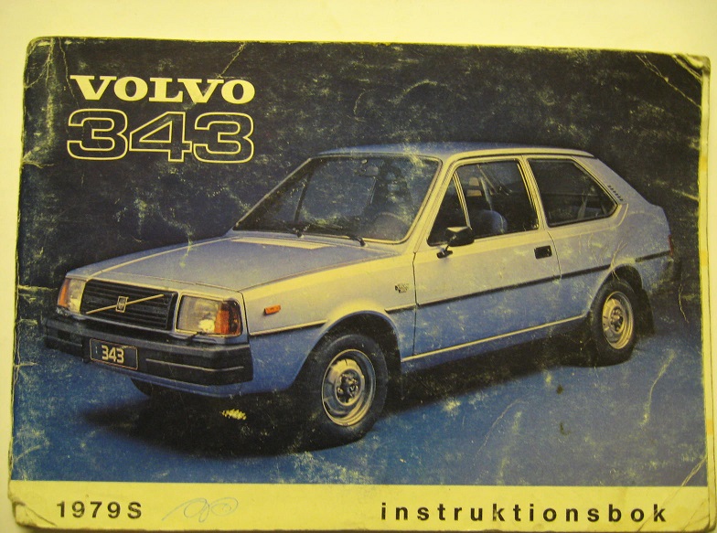 1979 Volvo 343 Instruktionsbok