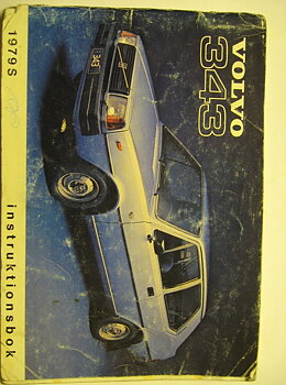 1979 Volvo 343 Instruktionsbok
