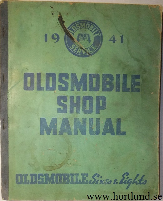 1941 Oldsmobile Shop Manual