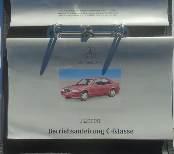 1997 Mercedes-Benz C-Klasse Betriebsanleitung
