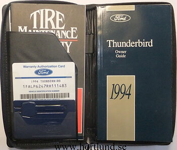 1994 Ford Thunderbird Owner Guide