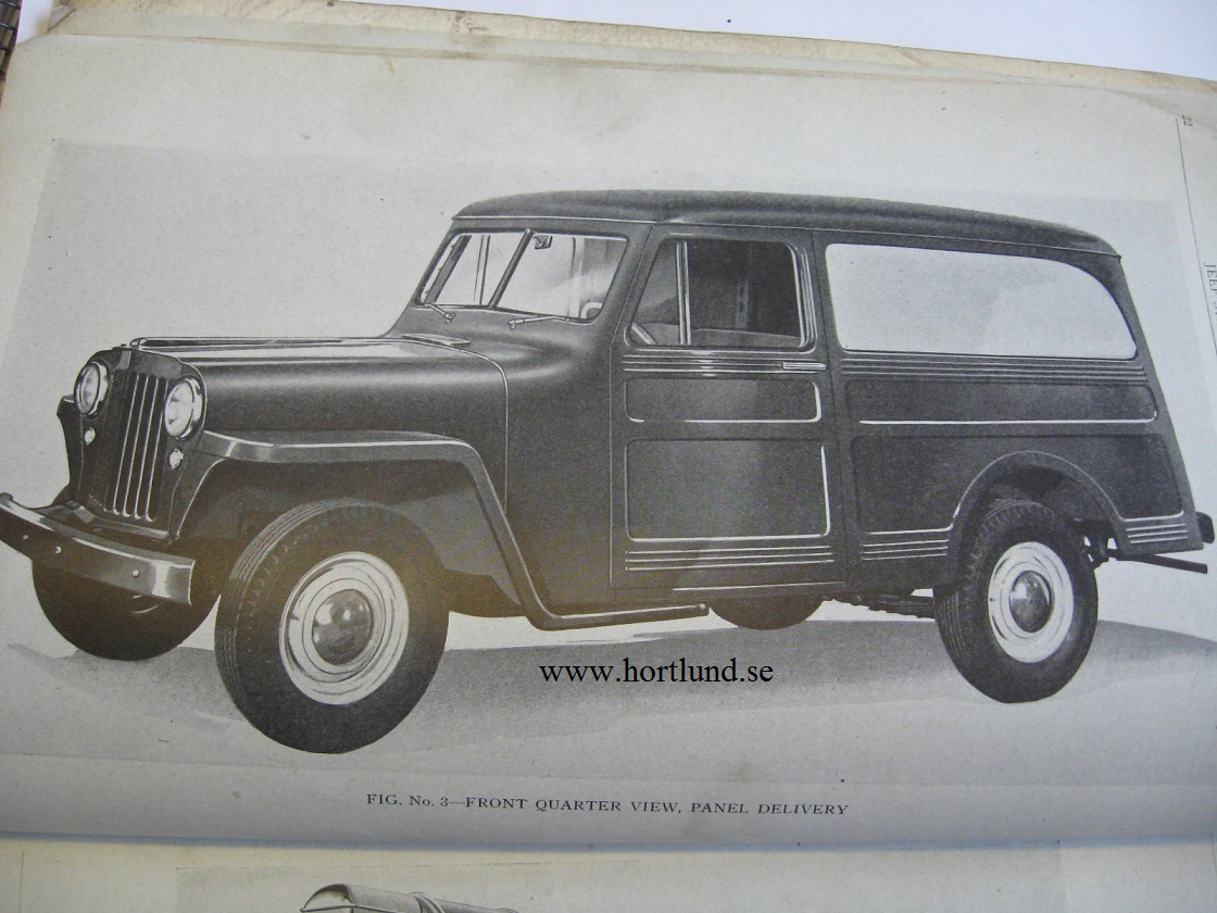 1946 Jeep 4-63 Station Wagon and Sedan Delivery Parts List - 3
