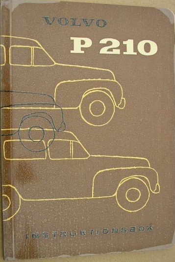 1961 Volvo Duett P 210 A Instruktionsbok