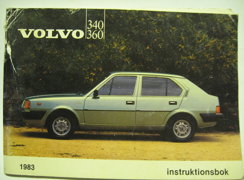 1983 Volvo 340 360 Instruktionsbok