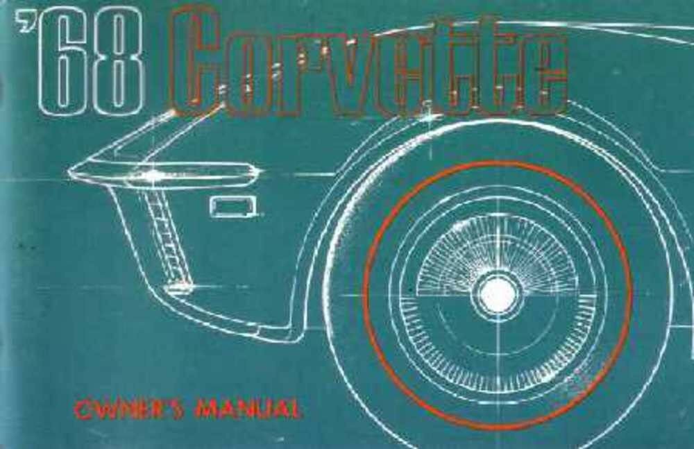1968 Chevrolet Corvette Owners Manual