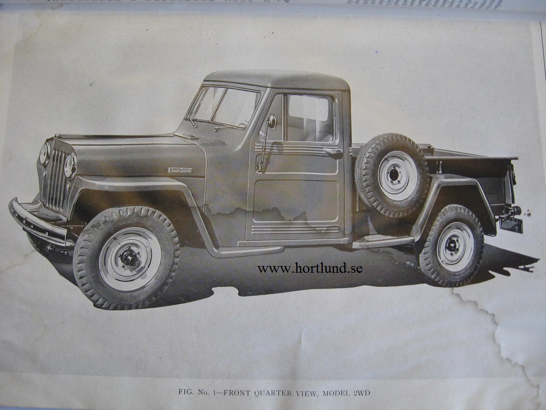 1947 Jeep Trucks 2WD & 4WD Parts List - 2
