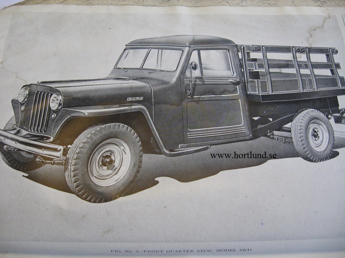 1947 Jeep Trucks 2WD & 4WD Parts List - 3