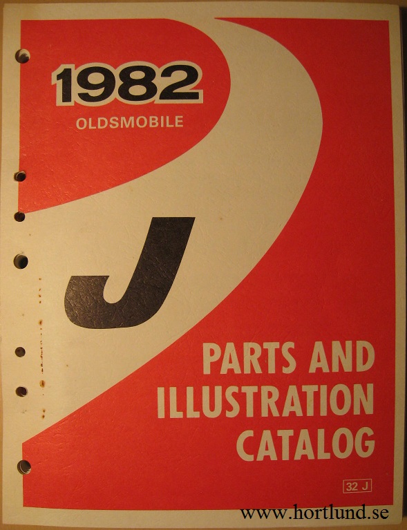 1982 Oldsmobile Firenza Parts and Illustration Catalog