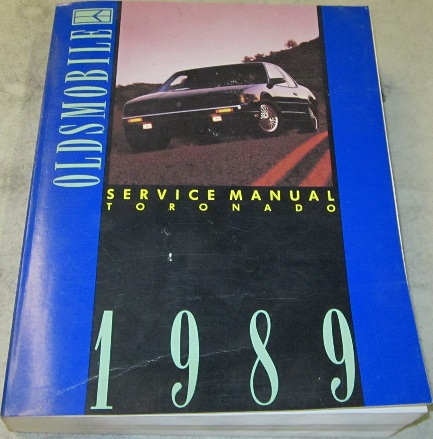 1989 Oldsmobile Toronado och Trofeo Service Manual