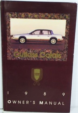 1989 Oldsmobile Cutlass Calais Owner's Manual