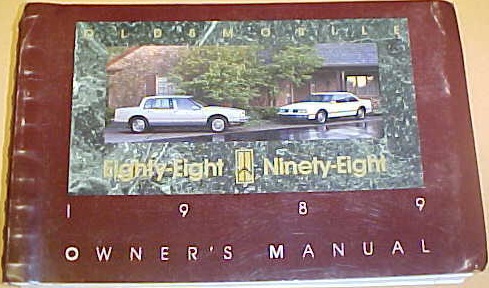 1989 Oldsmobile Eighty-Eight och Ninety-Eight Owner's Manual