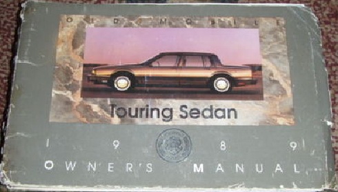 1989 Oldsmobile Touring Sedan Owner's Manual