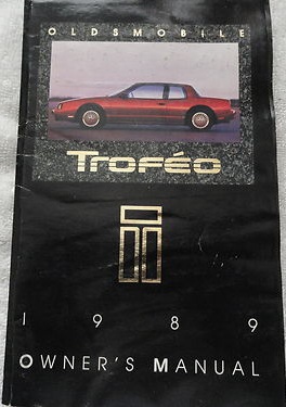 1989 Oldsmobile Trofeo Owner's Manual