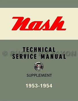 1953-1954 Nash Technical Service Manual supplement