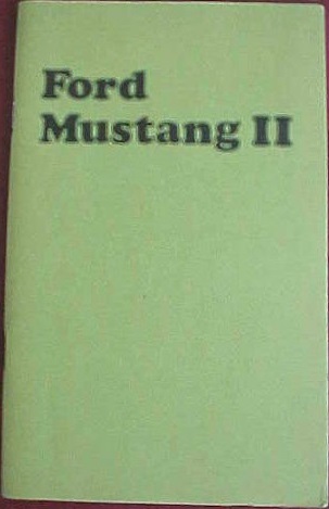 1974 Mustang Owner's Manual