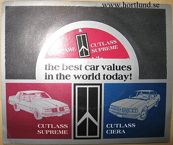 1982 Oldsmobile Cutlass Supreme and Ciera reklam
