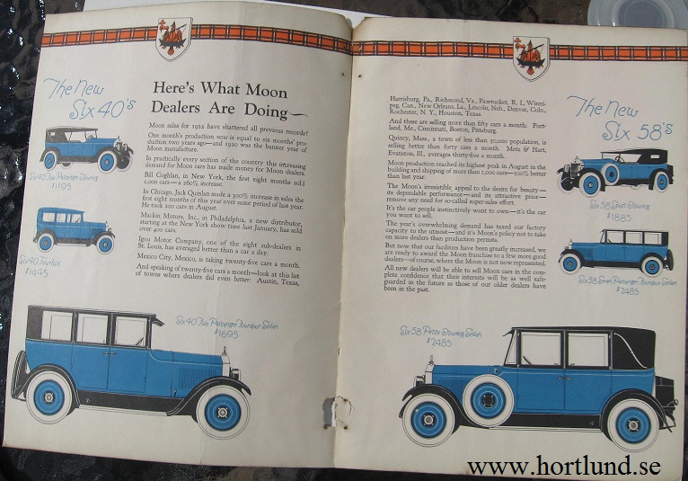 1923 Moon broschyr - 2