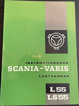 1959 Scania-Vabis L 55, LS 55 Lastvagnar Instruktionsbok