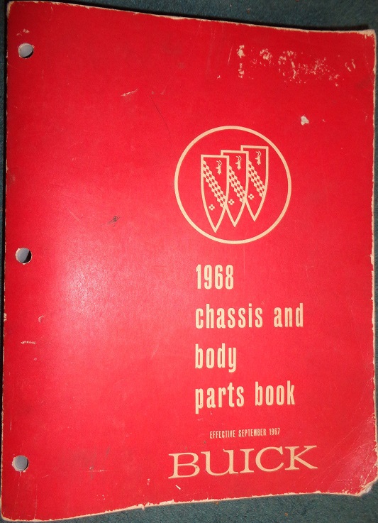 1968 Buick Chassis and Body Parts Book