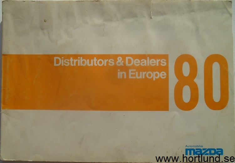 1980 Mazda Distributors & Dealers in Europe