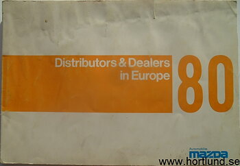 1980 Mazda Distributors & Dealers in Europe