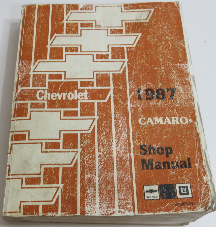 1987 Chevrolet Camaro Shop Manual