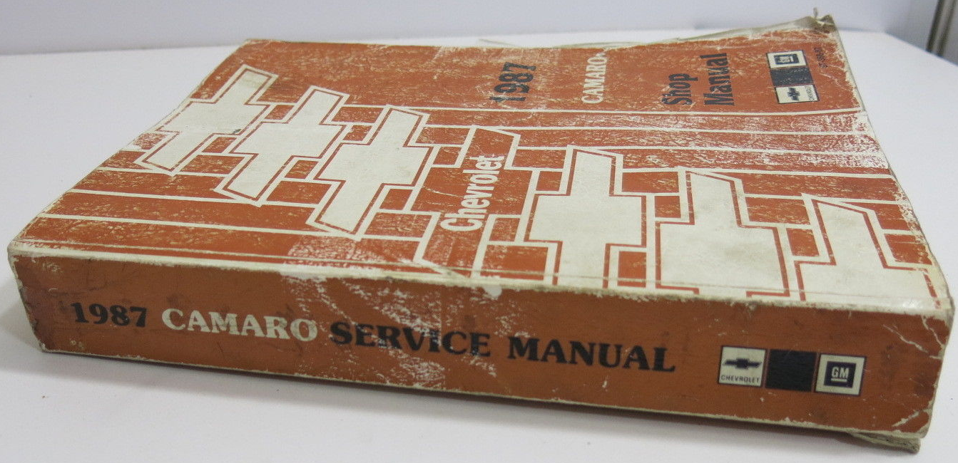 1987 Chevrolet Camaro Shop Manual - 3