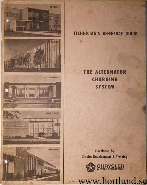 1963 Chrysler MoPar The Alternator Charging System