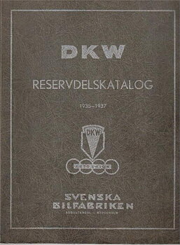 1935-1937 DKW Resrvdelskatalog