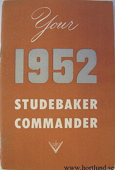 1952 Studebaker Commander Owner's Manual