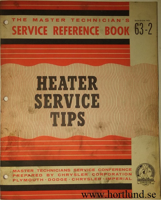 1963 Chrysler Corp. The Master Technician's Service Reference Book 63-2