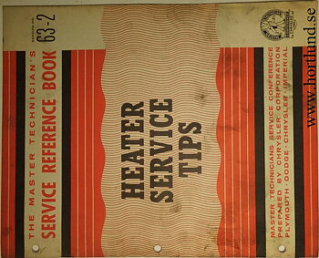 1963 Chrysler Corp. The Master Technician's Service Reference Book 63-2
